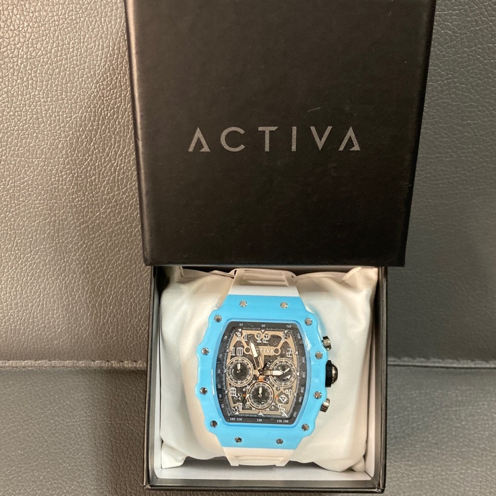 Activa Men's Watch w/ Skleton Dial - 44.3mm ACW2305-016 - Picture 2 of 7